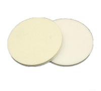 80mm Wool Felt Polishing Pad Set of 2, 3-Inch Backing Pad for Rotary & Orbital Polishers, Compatible with Automotive Paint Repair, Me