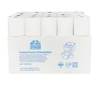 80mm x 80 mm Thermal Paper Till Rolls- Machine Till Rolls, Credit Card Rolls, PDQ Cash Register Receipt (20 Rolls)