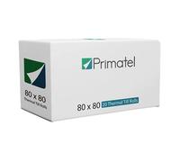 80mm x 80 Thermal Paper Till Rolls, (1 Box = 20 Rolls)