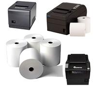 80mm x 80mm x 12.7mm Thermal Paper Till Rolls Suitable for EPOS Epson, Star, Samsung, Bixolon POS (5)
