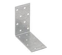 80mm x 80mm x 60mm Galvanised Perforated Angle Plate Bracket Connector for Wood 2mm Thick Steel Corner Bracket Metal L Plate Heavy Duty KM8 (Pack of 1) L07-08ABC
