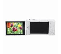 80MP Digital Camera, Digital Camera for Photography with 2.8 Inch Flip Screen, 5 Axis Stabilization Compact Cameras for Beginners with Digital Camera Look, White
