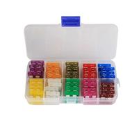 80Pcs 12V 3A 5A 7.5A 10A 15A 20A 25A 30A 35A 40A Standard Blade Car Fuses Assortment Car Blade Fuse Auto Boat Motorcycle Fuse