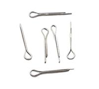 80pcs 304 Stainless Steel Pines Metálicos Split Pins Cotter Fixings Hard Case Link Pin M3-M10 for DIY Projects(M6,60mm)