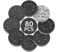 80PCS 5 inch Wet Dry Sanding Discs 320-2000 Grit Orbit Sander Sandpaper