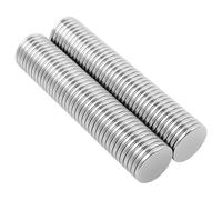 80Pcs Adhesive Magnets, Small Stick On Magnets Self Adhesive for Fridge, Crafts, Office, 1 * 10mm Round Strong Magnetic Dots with Adhesive Backing