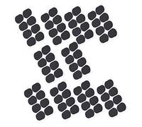 80pcs Black Saxophone Mouthpiece Pad Silicone Thick 0.5 -mm Pillow Stains for the Suppression of Vibrations, Ideal for Saxophonists