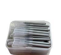 80Pcs/Box I-Type Push Pull Interdental Brush Cleaning Between Teeth Oral(80pcs 0.6 mm Grey)