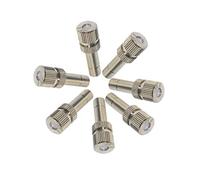 80pcs Brass isting Nozzles for Outdoor Cooling Syste ister Nozzle Atoizing isting Sprayer Fog Nozzles for Garden, Huidification, Dust Control, Landscaping, 6 (Size : 0.4)