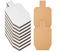 80Pcs Cardboard Targets, 15 x 9 inch Competition Torso Target for Shooting, Silhouette Tactical Paper Shooting Targets for Range Practice Competitions Self-Defense Training