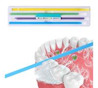 80Pcs Dental Polishing Strips Teeth Sanding Grinding Tool Kit Teeth Polishing Finishing Dental Polish Abrasive Strip 4mm x 150mm Finishing Tooth File Deep Tooth Cleaning for Oral Care Gloss Contouring
