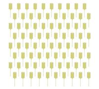 80pcs Effective Identification Ticket Hanging Labels for Barrels Sealing Inventory Management and Cargo Marking Portable PP Materials Hanging Labels