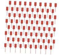 80pcs Effective Identification Ticket Hanging Labels for Barrels Sealing Inventory Management and Cargo Marking PP Marker Ticket with Zippers Ties