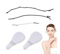 80PCS Face Lift Tape Invisible with 3 Fixed Ropes Instant Face Tape Strings for Lifting Sagging Skin Faces Tapes Lifting Invisible Soft and Easy to Use Stickers V Shaped Facelifting for Daily Use