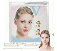 80PCS Facelif/ting Tapes with 16 Strings,V Face Sticker,Face Tape & Anti Wrinkle Patches,Invisible Lifting Tape for Forehead Wrinkles,Tightening Sagging Skin on Neck & Double Chin