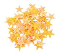 80pcs Five-Pointed Star Patches Iron on Applique for Clothes and Hats