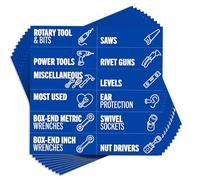 80Pcs Labels Toolbox Organizers Sticker Set for Tool Categorization Enhancing Efficiency in Workshops Garage Organization Labels