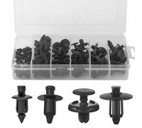 80Pcs M6 M7 M8 Motorcycle Fairing Bodywork Bolt Push Pry Rivets Pin Clip Retainer Fastener Nylon Push Rivet Pins for Polaris Sportsman 450 500 550 570