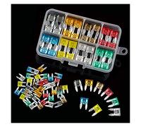 80Pcs Mini Standard Blade Fuses Set for 2/5/7.5/10/15/20/25/30 AMP Automotive Car Boat Truck Blade Fuse Assortment Kit Protected circuits