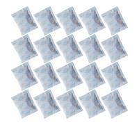 80pcs Moisture Absorber Packets Nonwoven Silica Gel 20g | Colour Indicator, Gentle Surface Protection, Helps Prevent Clumping, Food Safe for Storage Bins and Airtight Jars