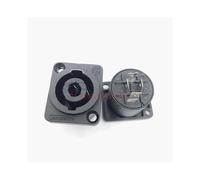 (80PCS, One size) 30-80PCS LS4MPG Four-core speaker socket Compatible with For Neutrik NL4FC NL4FX 4pole gear female round pro Speakon connector