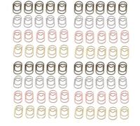 80pcs Paper Clips, Heart Shaped Paperclips, Metal Small Paper Clip for Paperwork, Decorating Documents, Postcards & Offices(Gold, Silver, Rose Gold, Antique)
