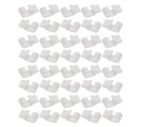 80pcs Plastic Wire Mesh Panel Clamp Clips for Furniture Connections and Wardrobe Panels, Tool-free Installation with Space-saving Compact Design, for DIY Storage Projects and Home