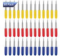 80PCS Replacement Cutting Blades Compatible for Cricut Explore Air 2/Air 3/Maker/Maker 3/Expression, 40PCS Standard Blades, 20PCS Fine Point Blades and 20PCS Deep Point Blades Compatible with Blades