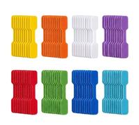 80Pcs Reusable Write-On Cable Labels for Home Desk Wire Identification | Reusable write-on hook and loop cable tags to easily organise home office TV cords and appliance wires without sticky