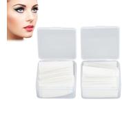 80PCS Self Adhesive Eyelash Strips Strong Hold Waterproof, Long Lasting Reusable Lash Glue Strip, Easy to Use with Skin Friendly, No Makeup Remover Needed (White)