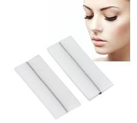 80PCS Self Adhesive Eyelash Strips, Strong Hold Waterproof, Long Lasting Reusable Lash Glue Strip, False Eyelashes Self Adhesive Strips (Black)