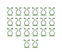 80pcs Self-Adhesive Hooks Plant Fixture Parts Plastic Environmentally Friendly Adjustable Climbing Wall Fixers Simple to Install for Indoor Plant Support and Household Cable