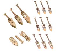 80Pcs Self Drilling Drywall Anchors with Screws Kit, Heavy Duty Plasterboard Fixings, Metal Wall Plugs and Screws Set, Hardware for Secure Wall Mounting (3 Sizes)