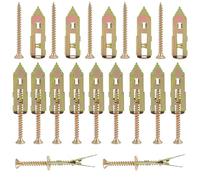 80Pcs Self Drilling Drywall Anchors with Screws, Plasterboard Fixings & Wall Plugs, Cavity Fixing Anchors and Screws for Wet and fix Drywall Anchor Repair Tools Gypsum Board 3 Size