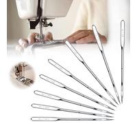80pcs Sewing Machine Needles,Universal Sewing Machine Needles,Heavy Duty Sewing Machines Needles for Singer Brother Janome Sewing Machine Accessories,6 Sizes 65/9,75/11,80/12,90/14,100/16,110/18