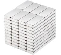 80Pcs Small Bar Magnets,12x5x2MM Neodymium Magnet Rectangular Magnets Rare Earth Magnets Strong, Refrigerator Neodymium Bar Magnets for Crafts, Fridge, Whiteboard, Office, Dry Erase Board