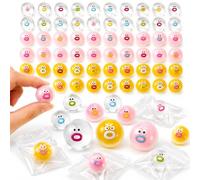 80Pcs Squishy, Mini Squishy for Quiet Moments and Focus Support, Parent-Child Bonding Activities and Classroom Rewards, Assorted Shapes and Colours for Everyday Use (60Pcs)