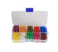 80Pcs Standard Blade Car Fuses 3A 5A 7.5A 10A 15A 20A 25A 30A 35A 40A Assortment Car Blade Fuse Auto Boat Motorcycle Fuse kit Protected circuits