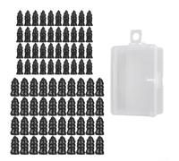 80PCS Tire Puncture Repair Nails with Rubber Body and Metal Thread for Car Motorcycle Truck Bus and Farm Tires