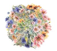 80pcs Transparent Flower Stickers, Vintage PET Material Floral Label, Exquisite Elegant Nature Dried Wildflower Plant Label, Decorative Retro Natural Sticker for Journal Scrapbooking Supplies Decor