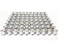 80pcs x 32mm Wheel Nut Caps ABS Plastic Long Caps Truck Trailer Bus Caravan Wheel Nut Protection Accessories