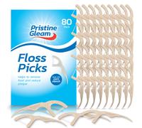80pk Corn Starch Floss Harps | Biodegradable Floss Picks, Floss Sticks