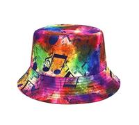 80s 90s Fishing Hat Reversible Hat Unisex - Retro Cassette Graffiti Sun Hat - Vintage Bucket Hat for Carnival Festival Theme Party & Bath Taste Party - Foldable Summer Hat