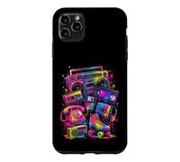 80s 90s Nostalgia Retro Electronics Analog Media Icons Case for iPhone 11 Pro Max