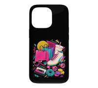 80s 90s Nostalgia Roller Skate Shopping Bags Fashion Trends Case for iPhone 13 Pro