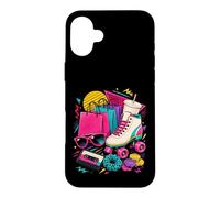80s 90s Nostalgia Roller Skate Shopping Bags Fashion Trends Case for iPhone 16 Plus