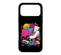 80s 90s Nostalgia Roller Skate Shopping Bags Fashion Trends Case for iPhone 17 Pro Max