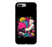 80s 90s Nostalgia Roller Skate Shopping Bags Fashion Trends Case for iPhone 7 Plus/8 Plus