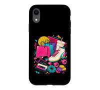 80s 90s Nostalgia Roller Skate Shopping Bags Fashion Trends Case for iPhone XR