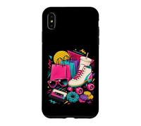 80s 90s Nostalgia Roller Skate Shopping Bags Fashion Trends Case for iPhone XS Max